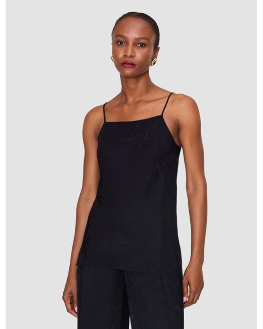 Joseph Black Cloe Leopard Jacquard Camisole