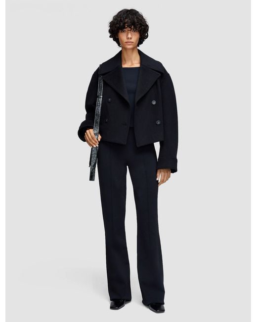 Joseph Black Milano Knit Stretch Trousers