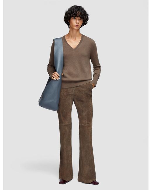 Joseph Natural Light Pure Cashmere V Neck Jumper