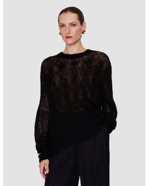 Joseph Black Delfina Mohair Silk Voile Jumper