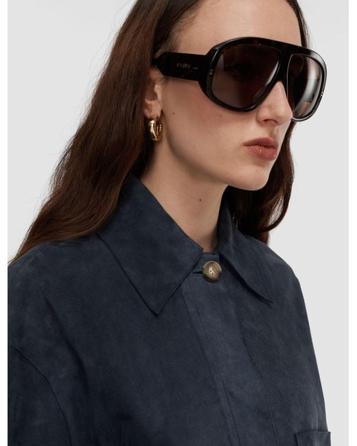 Joseph Blue Aitna Light Suede Jacket
