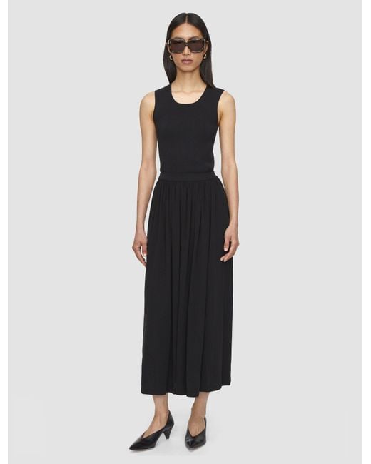 Joseph Black Vidal Crepe Jersey Skirt