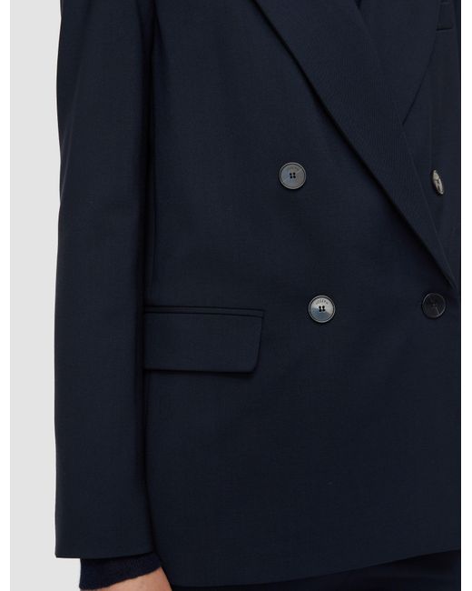 Joseph Blue Tailoring Wool Stretch Jaden Jacket