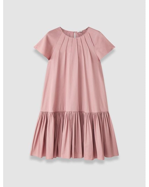 Joseph Pink Tazi Cotton Sateen Dress