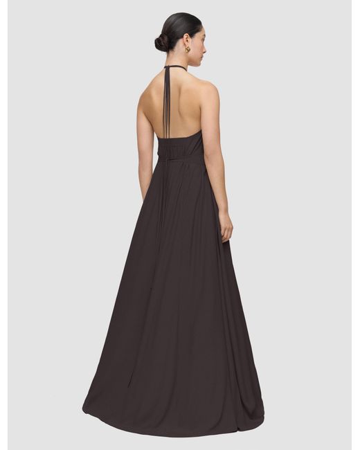 Robe Zuzi En Crêpe Mélangé De Soie Joseph en coloris Brown