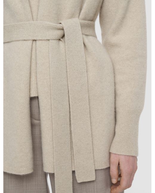 Joseph Natural Brushed Cashmere Sleeveless Wrap