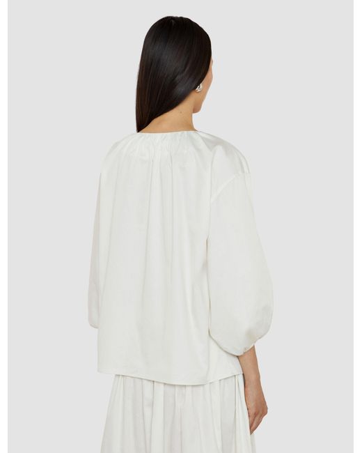 Joseph White Godin Cotton Sateen Blouse