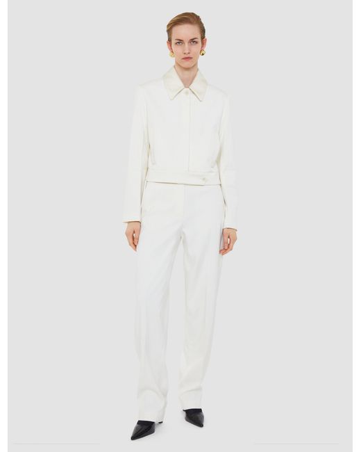 Joseph White Abbe Tailored Crepe Jacket