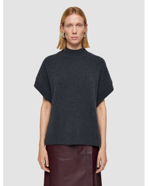 Joseph Blue Luxe Cashmere Top