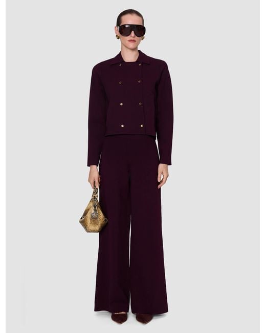 Joseph Red Pilar Compact Milano Jacket