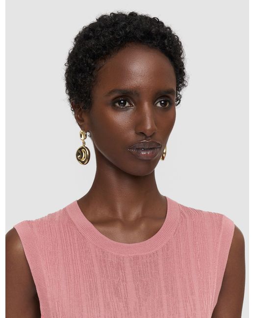 Joseph Pink Calife Silk Cotton Rib Vest