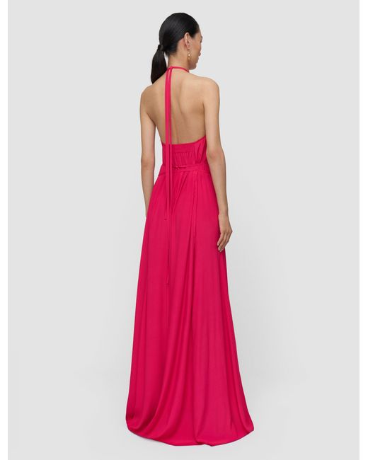Robe Zuzi En Crêpe Mélangé De Soie Joseph en coloris Pink