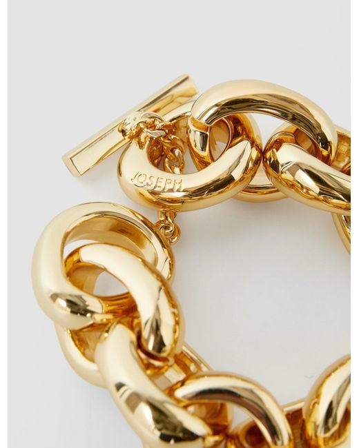 Joseph Metallic Bean Link Bracelet