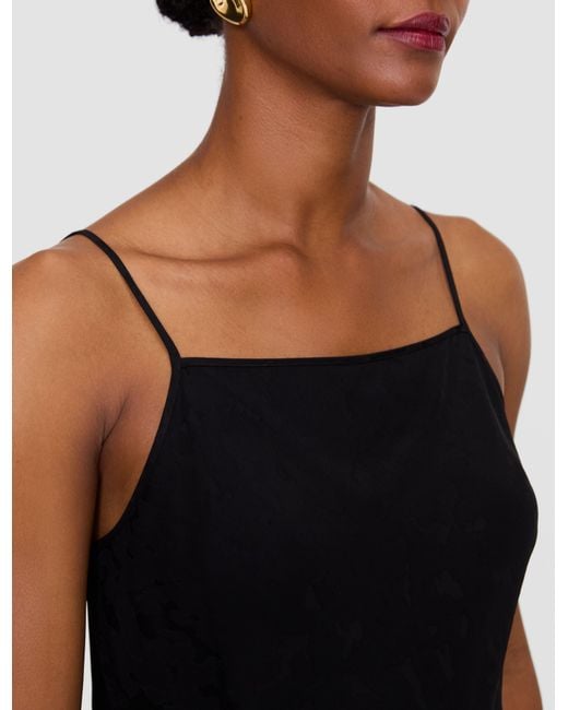 Joseph Black Cloe Leopard Jacquard Camisole
