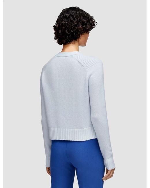 Joseph White Open Cashmere Cardigan