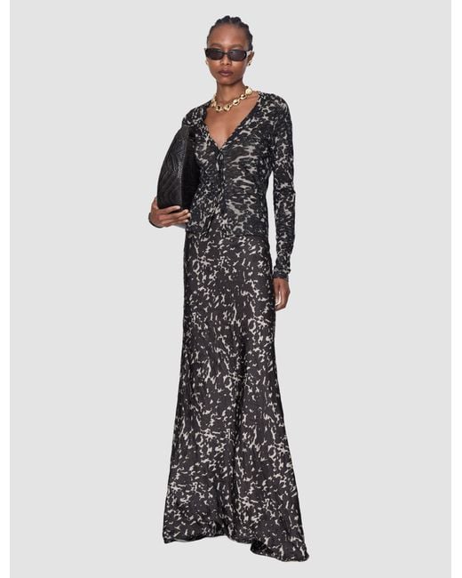 Joseph Black Aisha Cashair Jacquard Cardigan