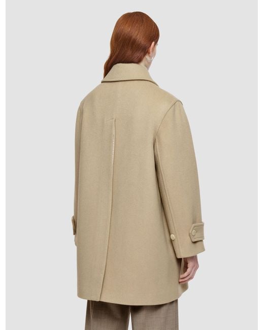 Joseph Natural Loti Soft Wool Cashmere Coat
