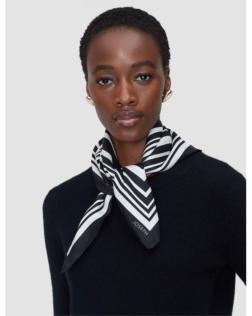 Joseph Black Zenza Large Silk Scarf
