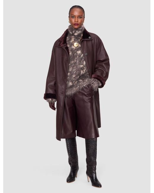 Joseph Brown Ari Reversible Natural Shearling Coat