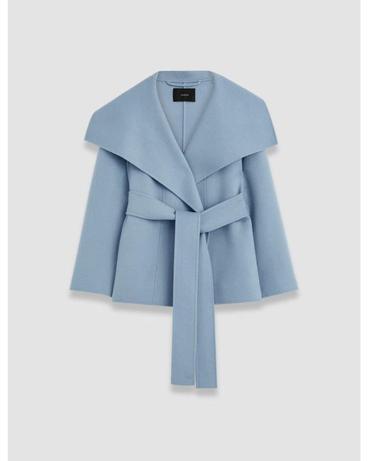 Joseph Blue Adrienne Double Face Cashmere Jacket