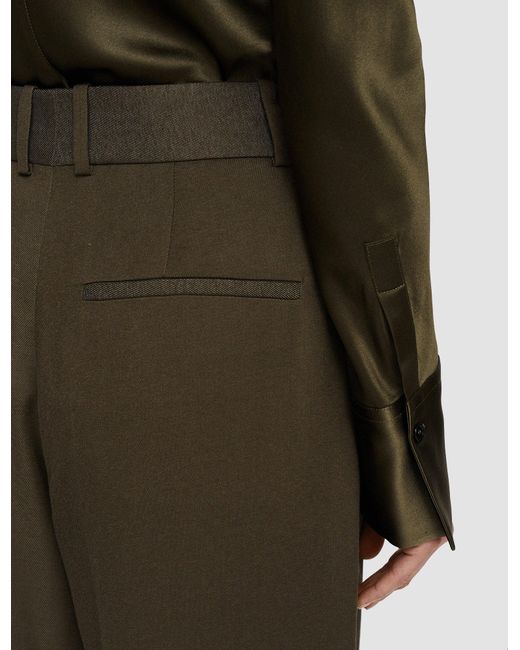 Joseph Green Viscose Twill Germain Trousers