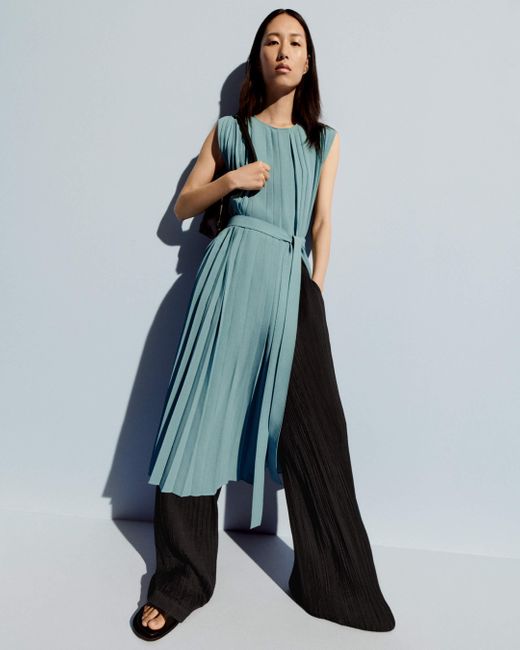 Joseph Black Mawn Pleat Jacquard Trousers