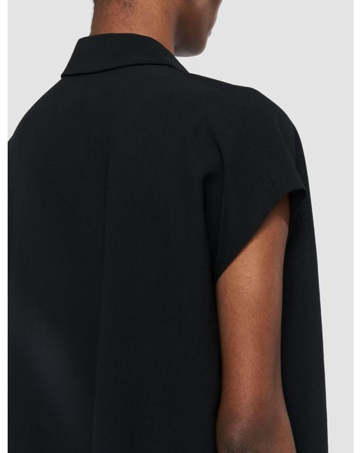 Joseph Black Antin Airy Plissé Blouse