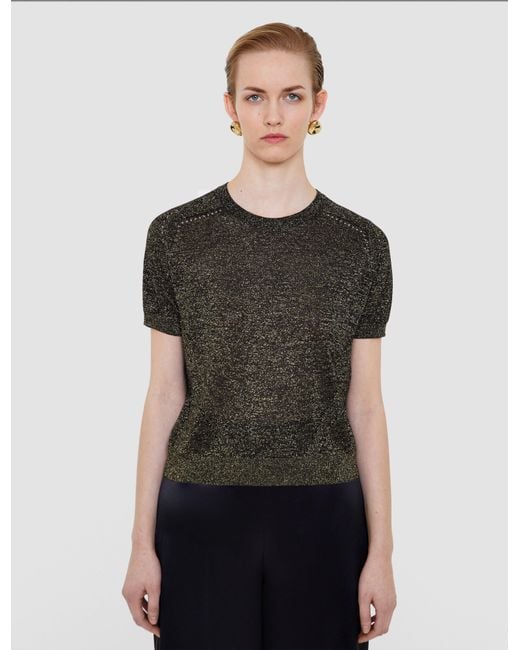 Joseph Gray Lille Lurex Knit Top