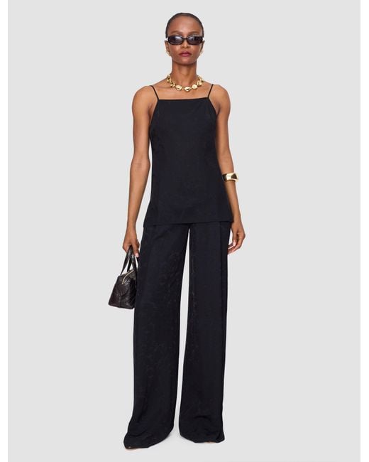 Joseph Black Cloe Leopard Jacquard Camisole