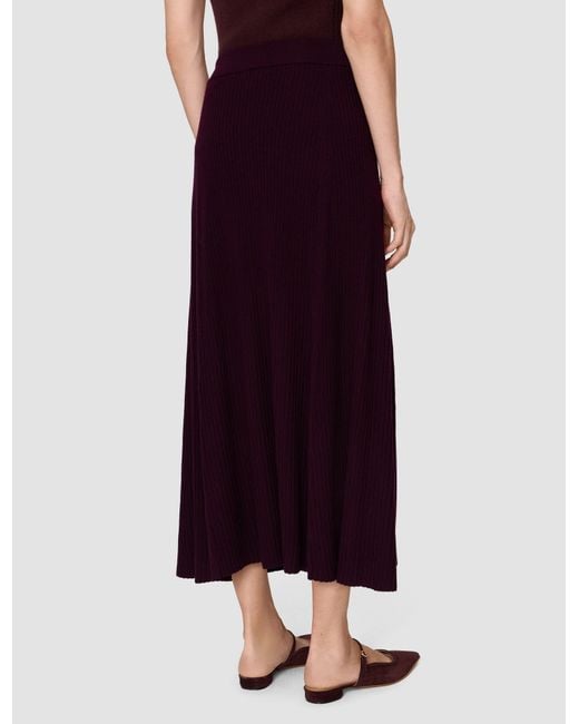 Joseph Purple Helius Compact Milano Skirt