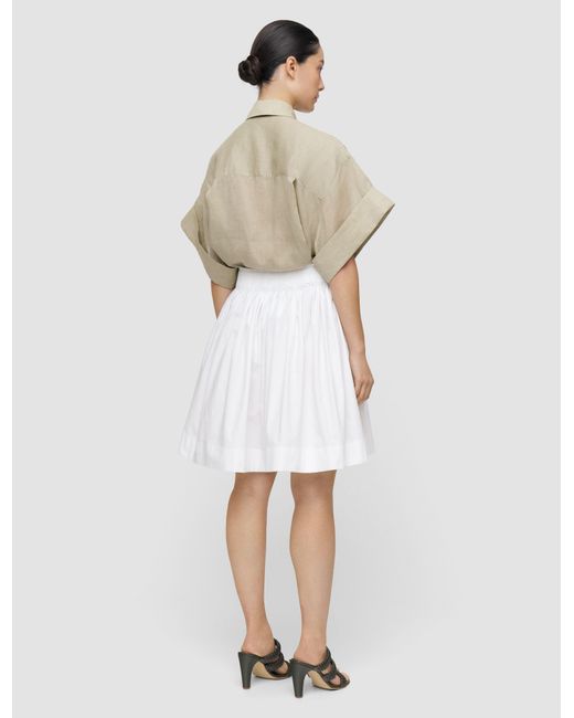 Joseph White Aissa Cotton Poplin Shorts