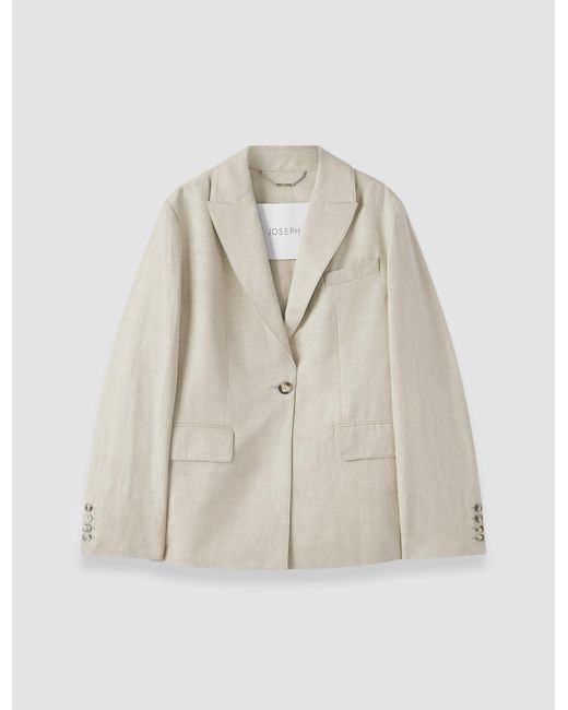 Joseph Natural Rochd Light Linen Blend Jacket