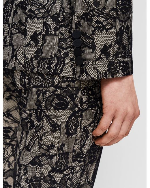 Joseph Black Jaden Patchwork Lace Jacket