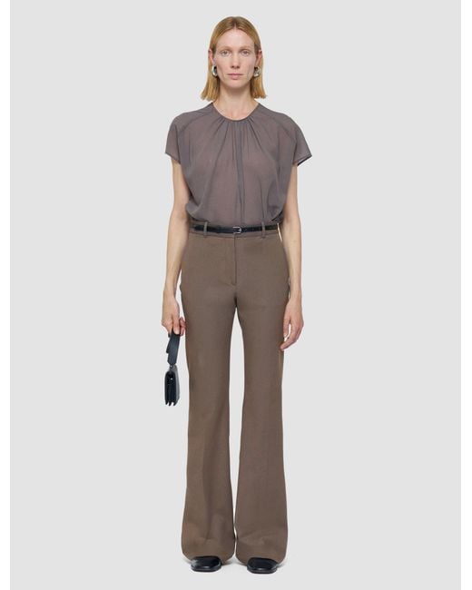 Joseph Natural Tafira Gabardine Stretch Trousers