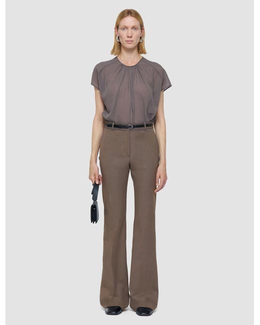 Joseph Natural Tafira Gabardine Stretch Trousers