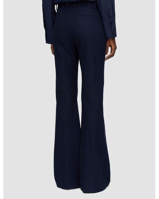 Joseph Blue Gabardine Stretch Tafira Trousers