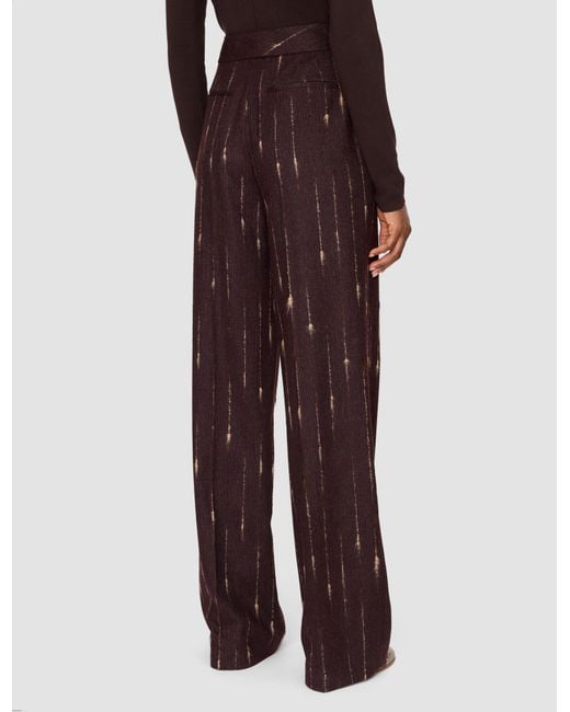 Joseph Brown Isotta Slub Wool Trousers