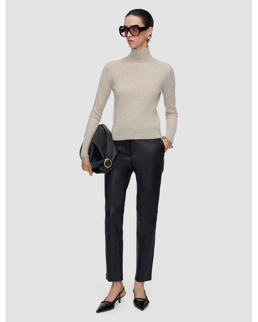 Joseph Natural Oxna Light Pure Cashmere High Neck Jumper