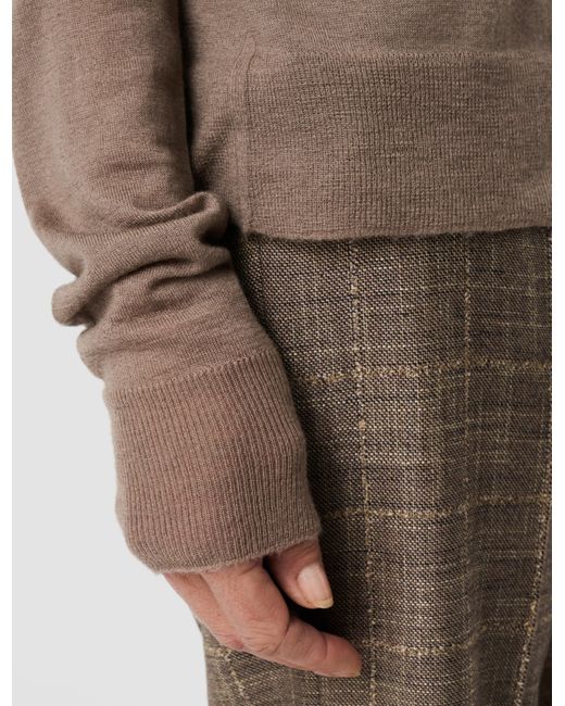 Joseph Natural Cashair V Neck Jumper