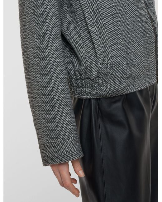 Joseph Gray Gustave Linear Double Face Wool Jacket