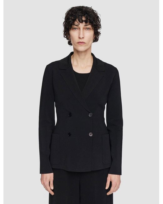 Joseph Black Milano Knit Stretch Jacket