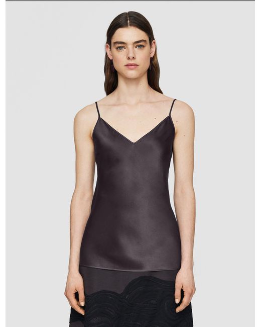 Joseph White Clea Silk Satin Camisole