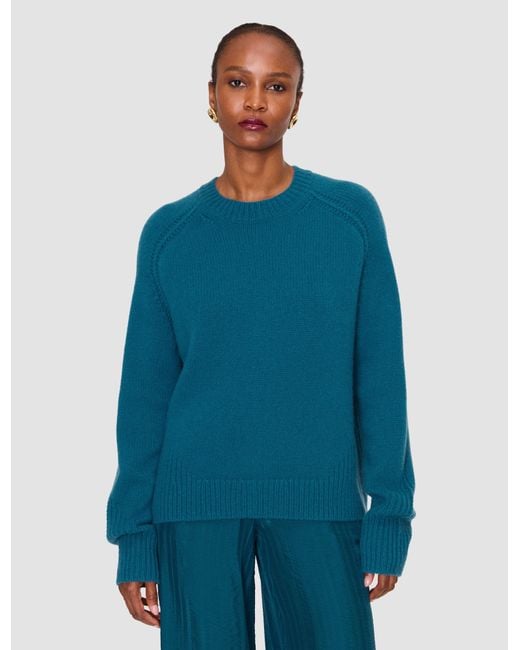 Joseph Blue Isla Lofty Cashmere Jumper