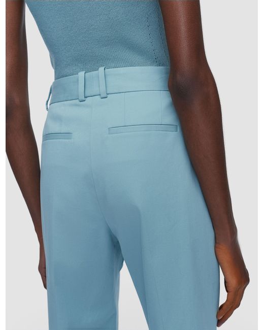 Joseph Blue Coleman Long Light Cotton Trousers
