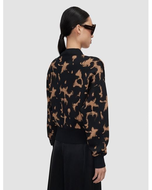 Joseph Blue Ambra Tortoiseshell Knit Jacket