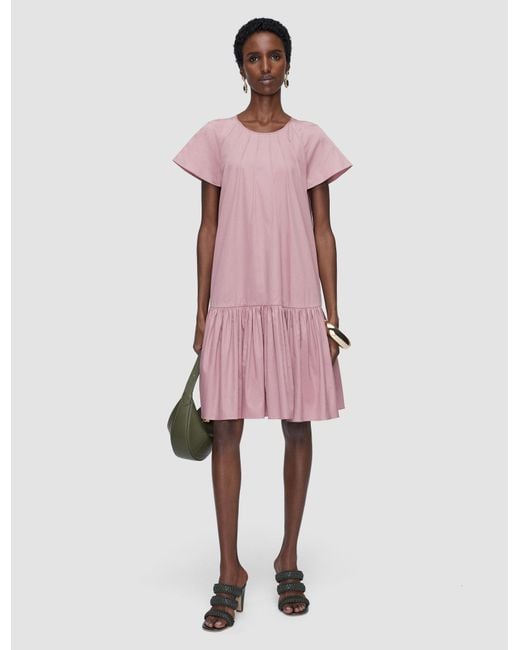 Joseph Pink Tazi Cotton Sateen Dress