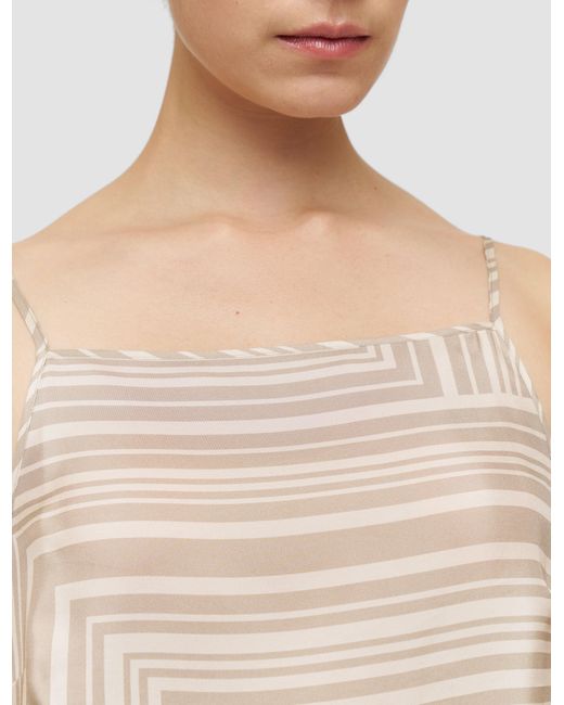 Joseph Natural Stace Printed Silk Camisole