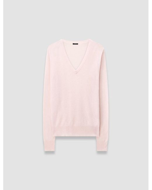 Joseph White Cashair V Neck Jumper