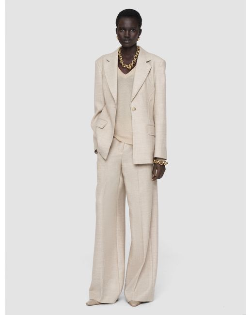 Joseph Natural Fallon Virgin Wool Jacket