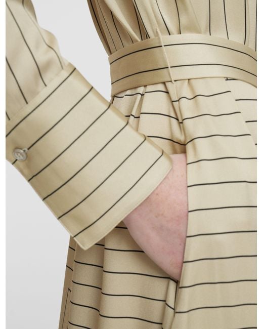 Robe Orlana En Soie À Imprimé Géométrique Joseph en coloris White